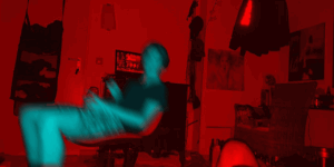 m auf Stuhl